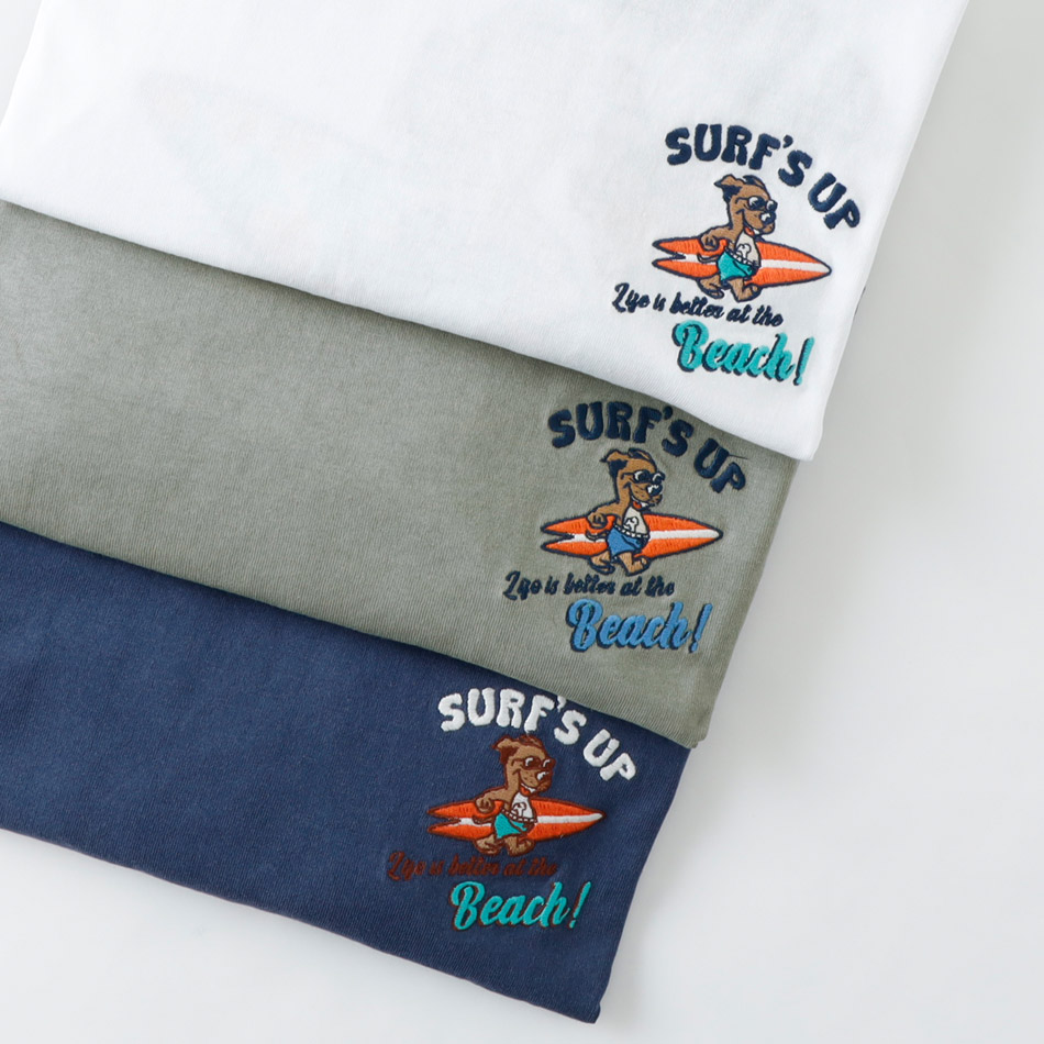 SURF'S UP サーフズアップ ST210 刺繍Tシャツ メンズ レディース