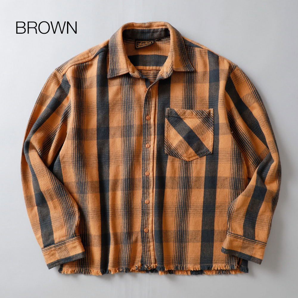 ANTIBAL ビエラ チェックシャツ リラックス 羽織りコットンシャツ