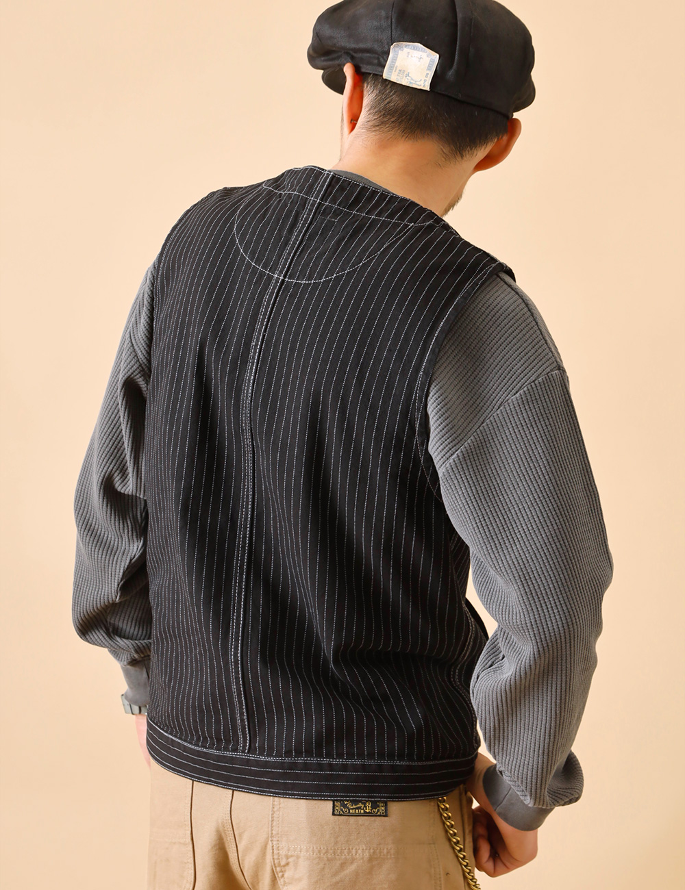 Schott N.Y.C（ショット） Schott ベスト メンズ デニム ヒッコリー