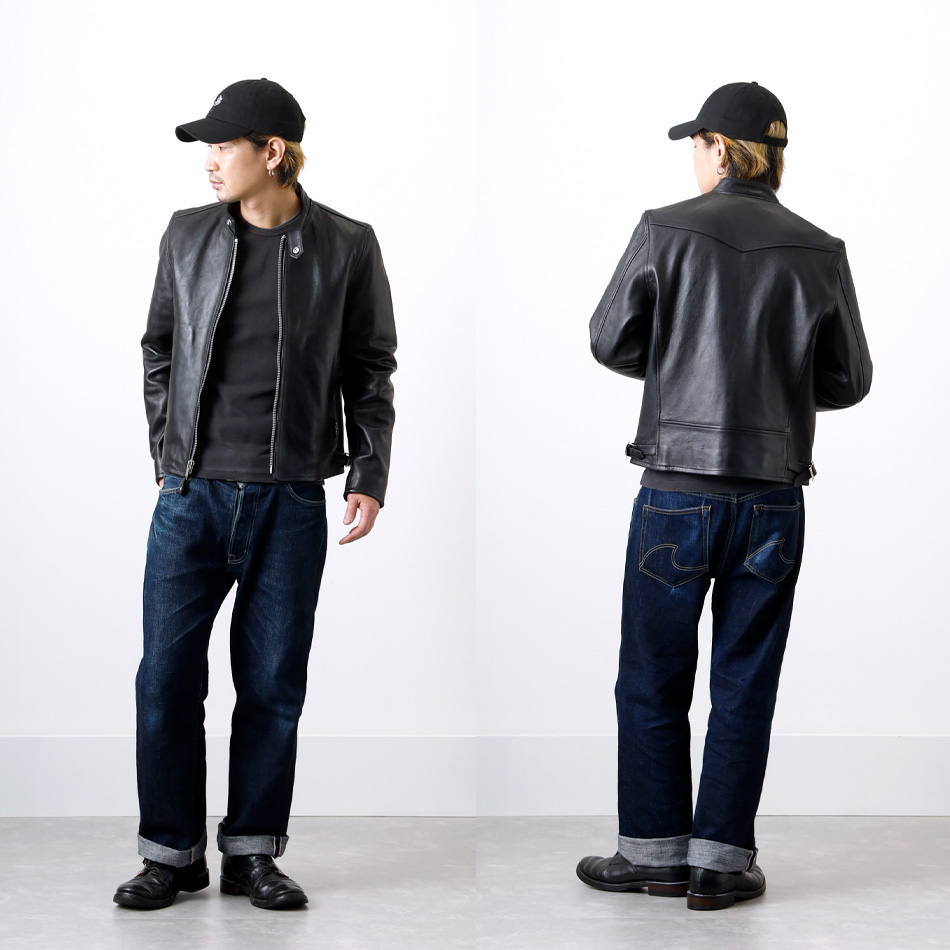 schott ショット シングルライダースジャケット チェック Schott N.Y.C ショット 782-3950078 SHEEP LEATHER 70'S