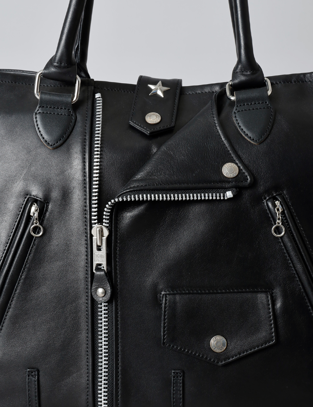 schott 希少 ショット オールレザー トートバッグブラック Schott N.Y.C（ショット） ミニ ライダース トートバッグ Mini Riders