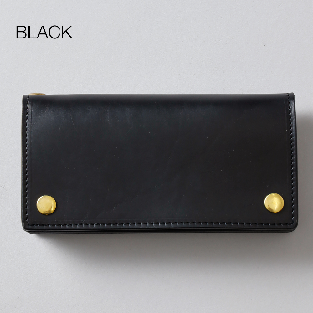 s様　ロングトラッカーウォレット　クロムエクセル仕様 受注制作クロムエクセルロングトラッカーウォレット 長財布 S-crft