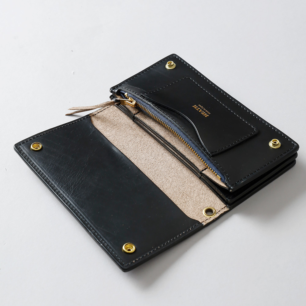 財布 メンズ 長財布 本革 レザー クロムエクセル ロングウォレット