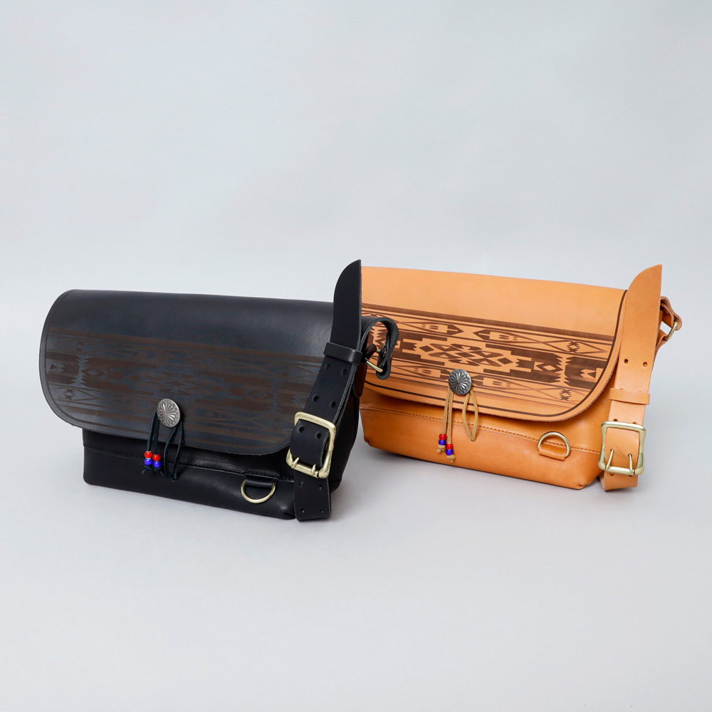 BLUE PORT 栃木レザー 本ヌメ革 ショルダーバッグ メンズ レディース