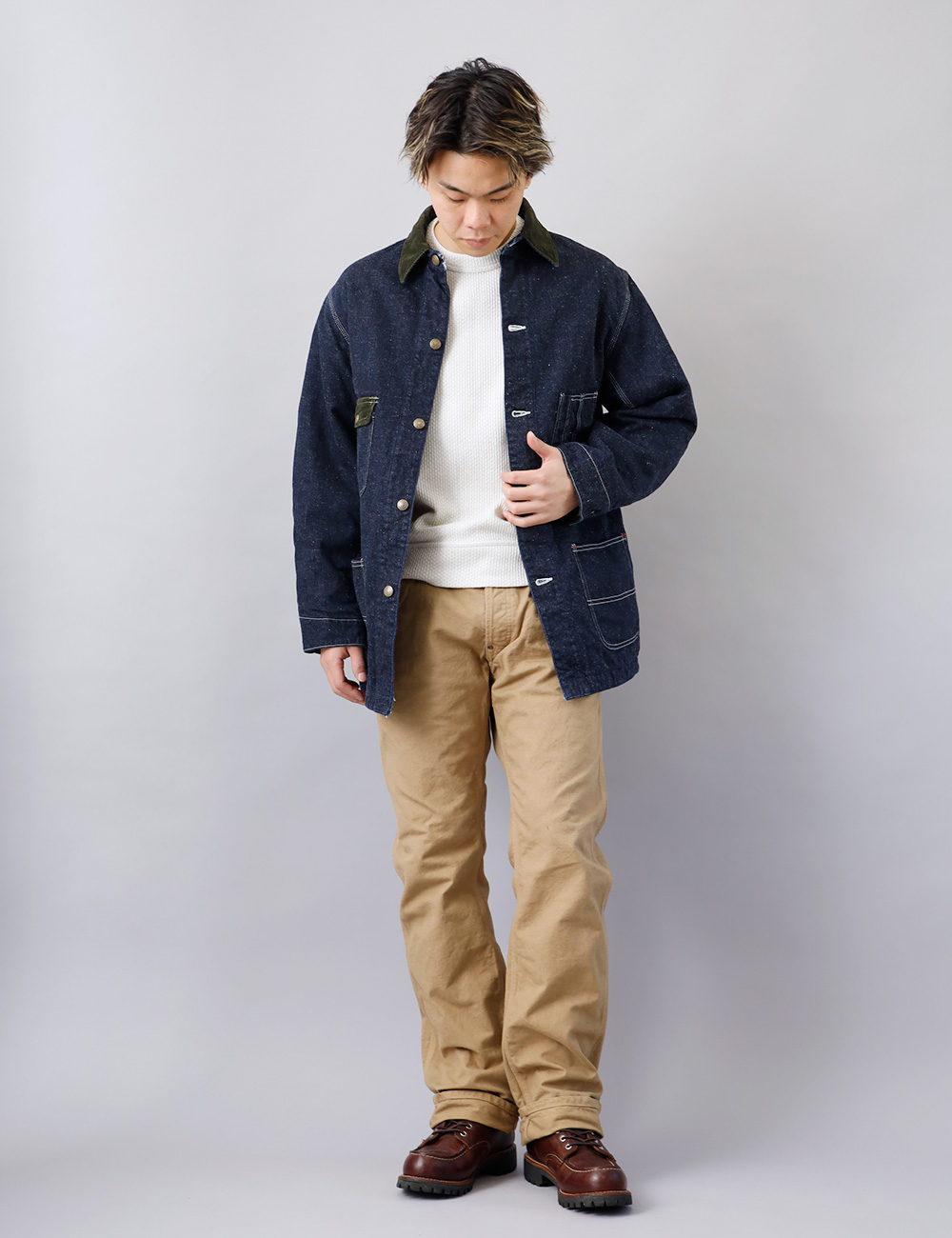 graphzero（グラフゼロ） GZ-CRJ-0511 デニムカバーオール ライト