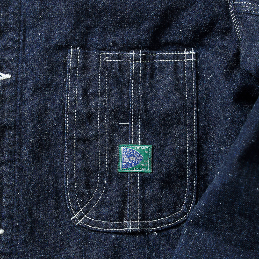 Graphzeroグラフゼロデニムジャケットデニムカバーオール graphzero（グラフゼロ） GZ-CRJ-0511 デニムカバーオール ライト