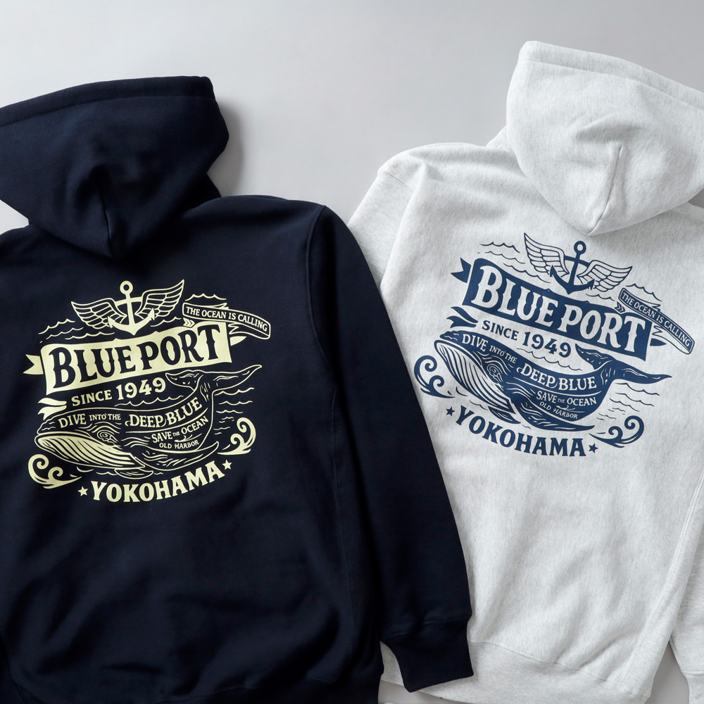 美品 タグ付き Age Factory × CPG パーカー BLUE XL Age Factory