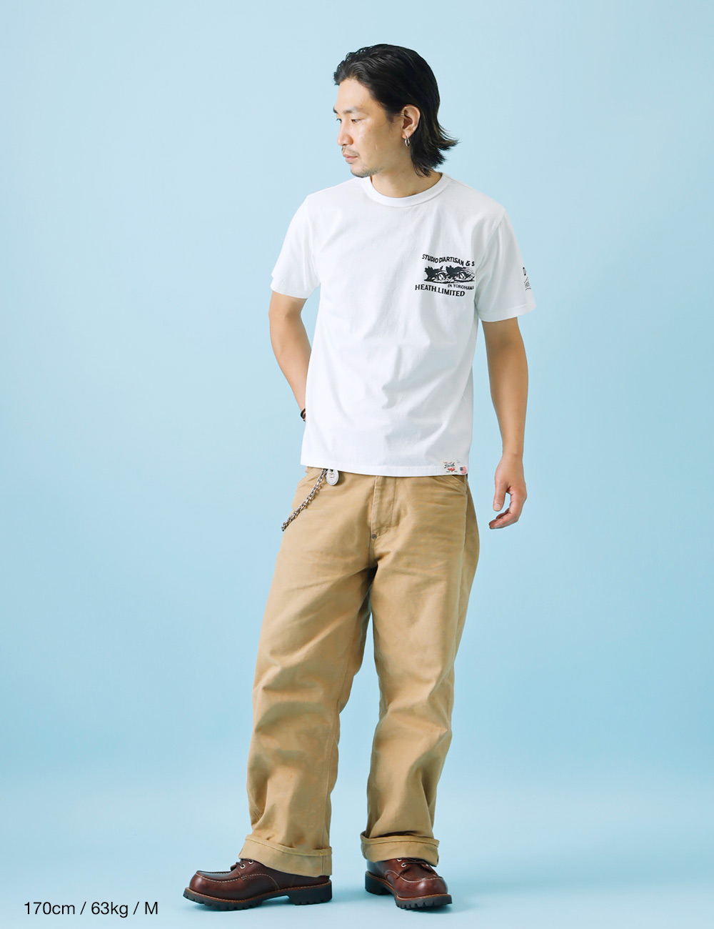 STUDIO D'ARTISAN（ステュディオ・ダ・ルチザン） Tシャツ メンズ 半袖