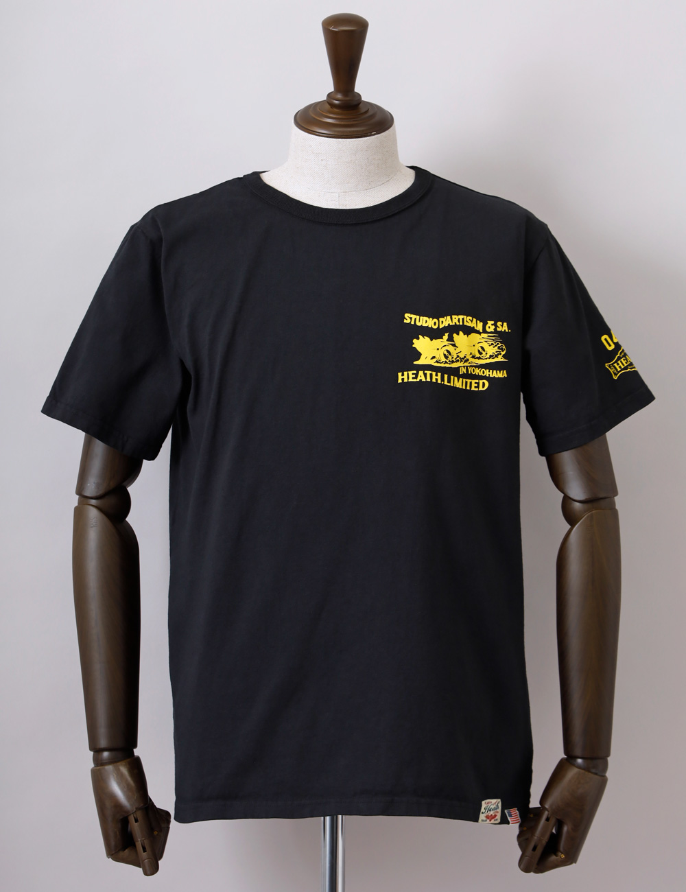 新品 Andrea Ya'aqov Tシャツ 黒M RUNDHOLZ アルチザン STUDIO D'ARTISAN（ステュディオ・ダ・ルチザン） STUDIO D'ARTISAN HT