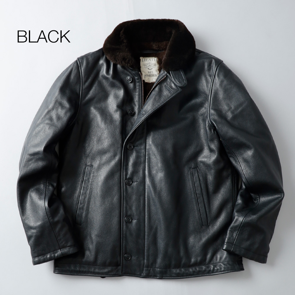 20%OFF！ファミリーセール！ N-1 レザー デッキジャケット メンズ