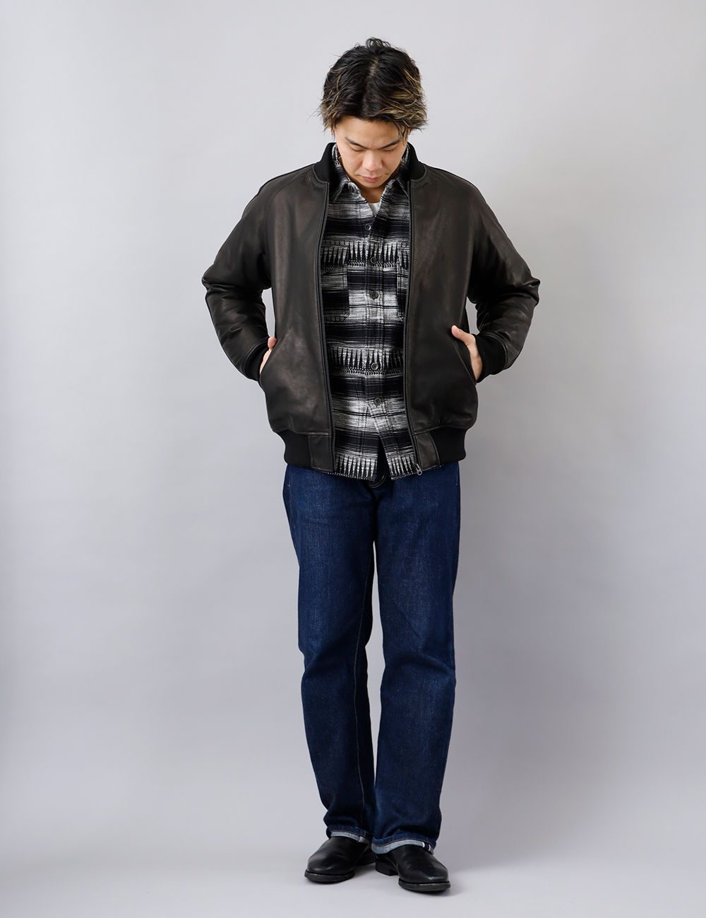 10%OFF！ファミリーセール！ジャカード シャツジャケット 日本製