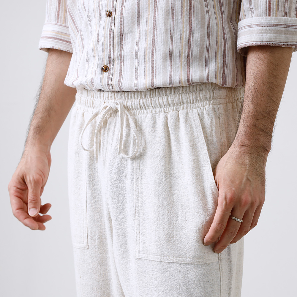 BLUE PORT 半額！ファミリーセール！イージーパンツ メンズ 夏 接触冷