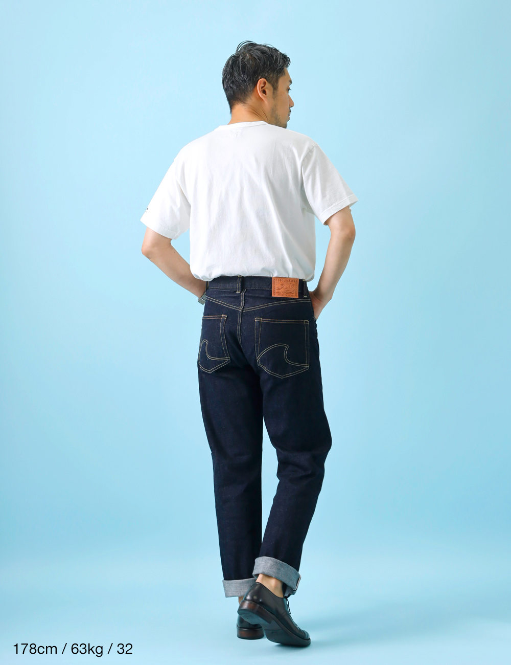 デニム メンズ ストレート 岡山 日本製 12oz セルビッジ 横濱デニム