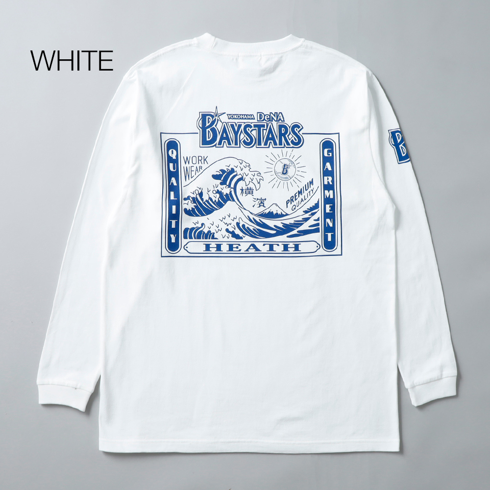 横浜denaベイスターズ ロンT ベースボールTシャツ グッズ メンズ 長袖