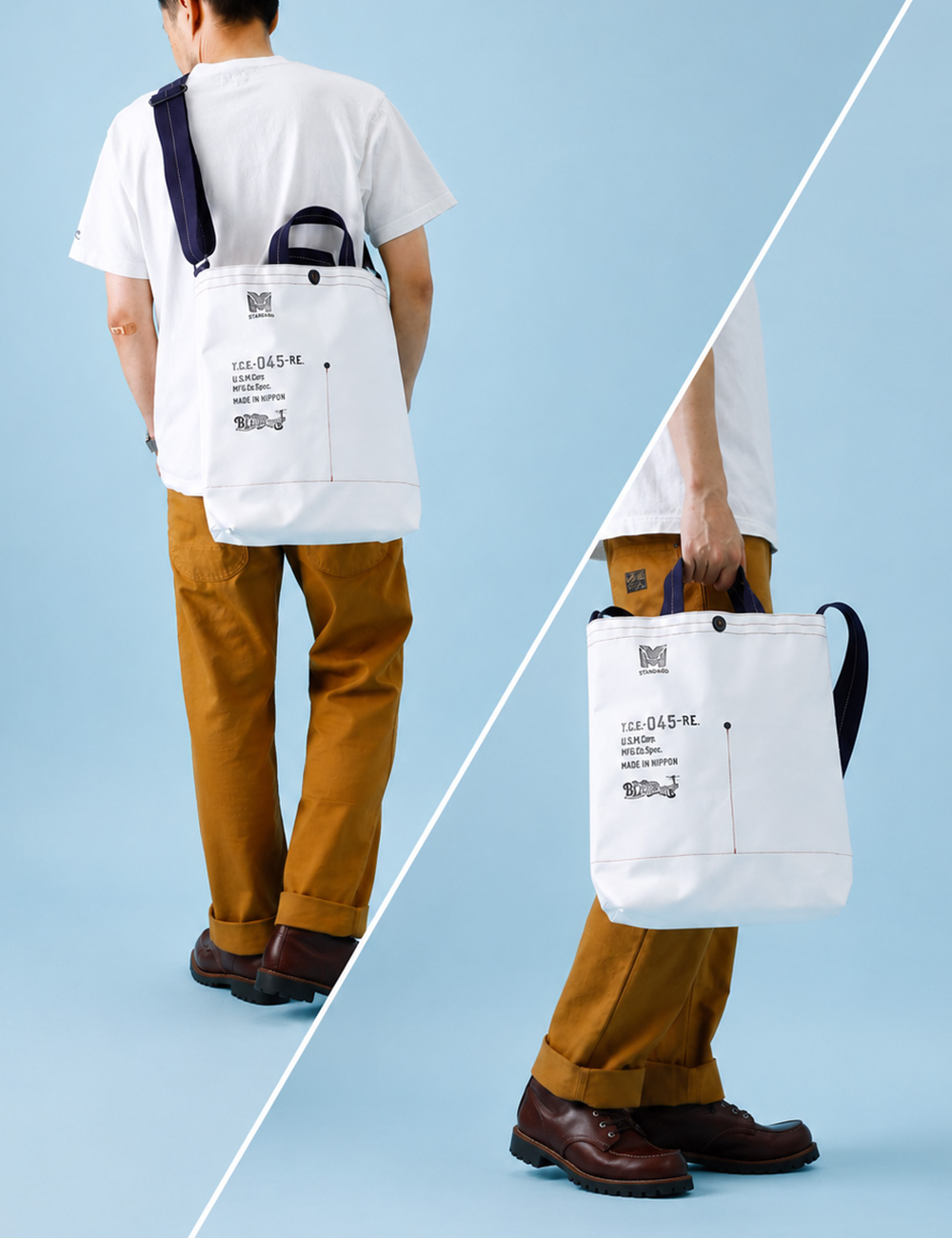 森野帆布 トートバッグ メンズ レディース 帆布 A4 ショルダー 2way