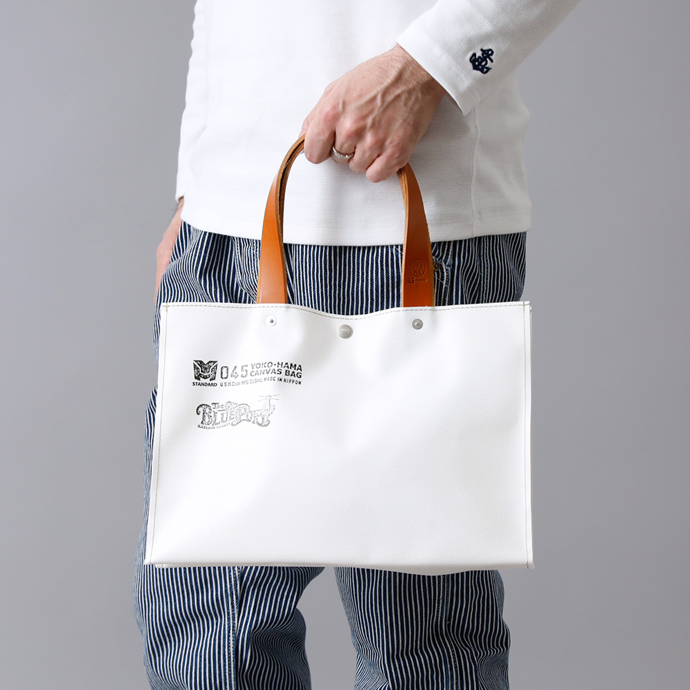 ESQUIREキャンバストートバッグEIDFHB049IV 00778-TCC キャンバストート(S) | オリジナル刺繍トートバック