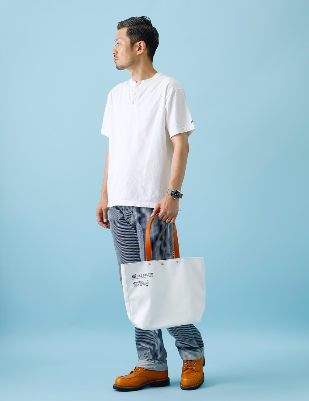森野帆布 トートバッグ メンズ レディース 帆布 A4 栃木レザー 日本製