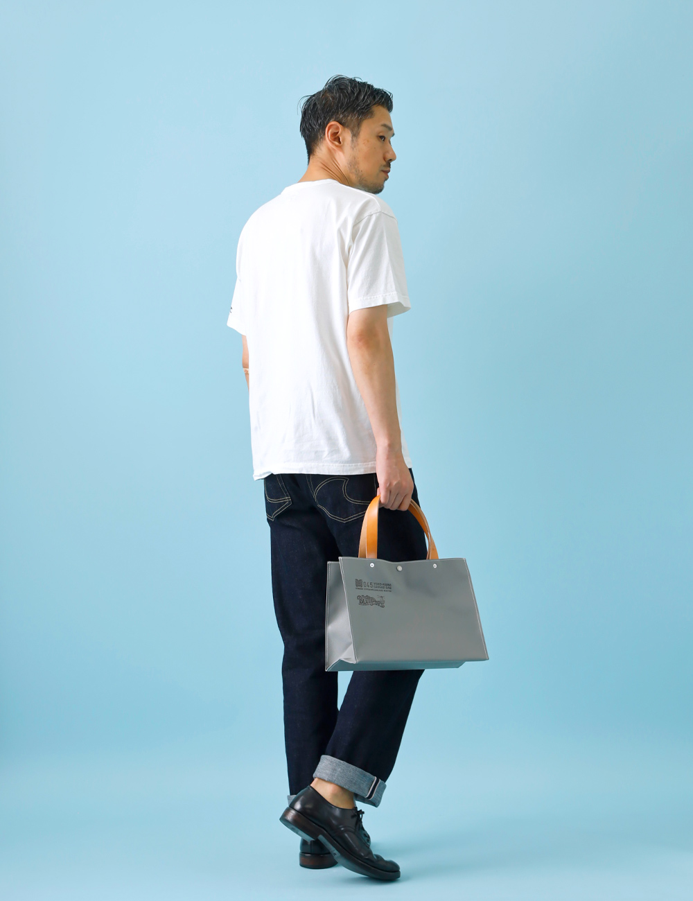 森野帆布 トートバッグ メンズ レディース 帆布 A4 小さめ 栃木レザー