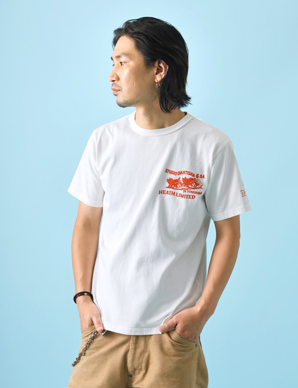 STUDIO D'ARTISAN（ステュディオ・ダ・ルチザン） Tシャツ メンズ 半袖