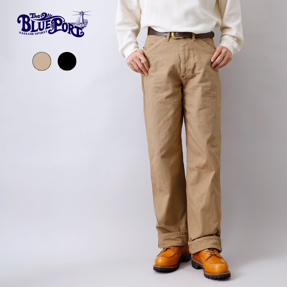 BLUE PORT ワイドダックパンツ メンズ ワークパンツ パンツ ボトムス