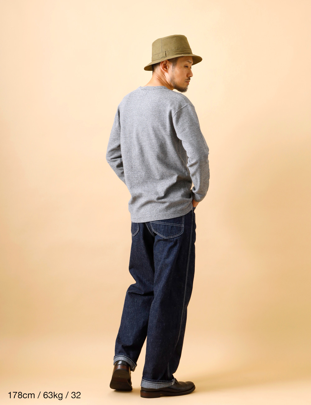 BLUE PORT ワークパンツ メンズ デニム ワイド 岡山児島 日本製