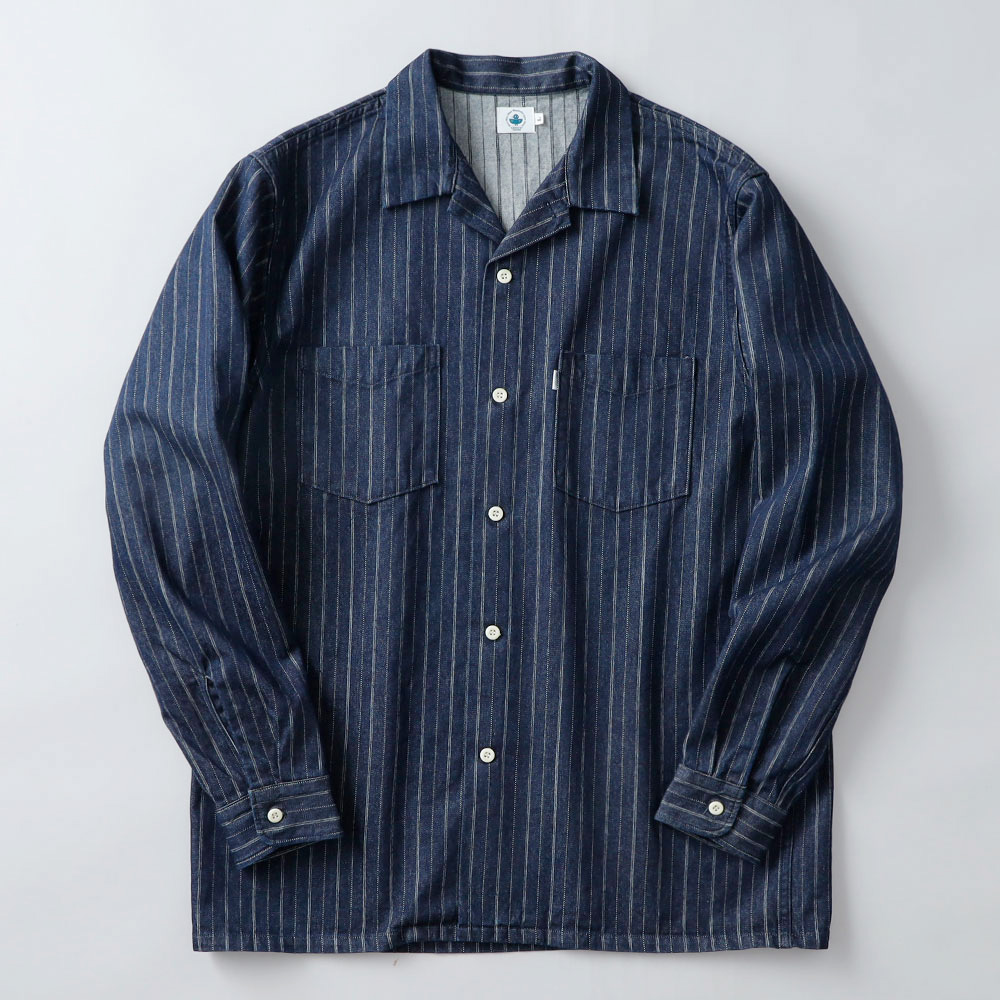 omotodenim オモトデニム ドビーデニム シャツ メンズ デニムシャツ