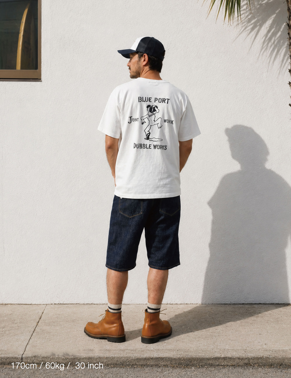 デニム ショートパンツ メンズ 児島セルビッチ 11.5oz 赤耳 日本製