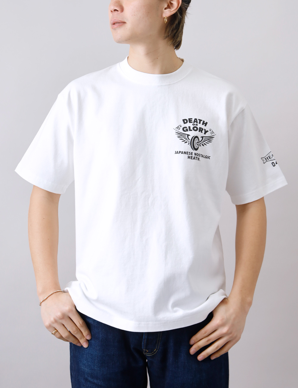 Tシャツ メンズ カットソー 半袖 S-2XLサイズ 大きいサイズ 厚手 丈夫