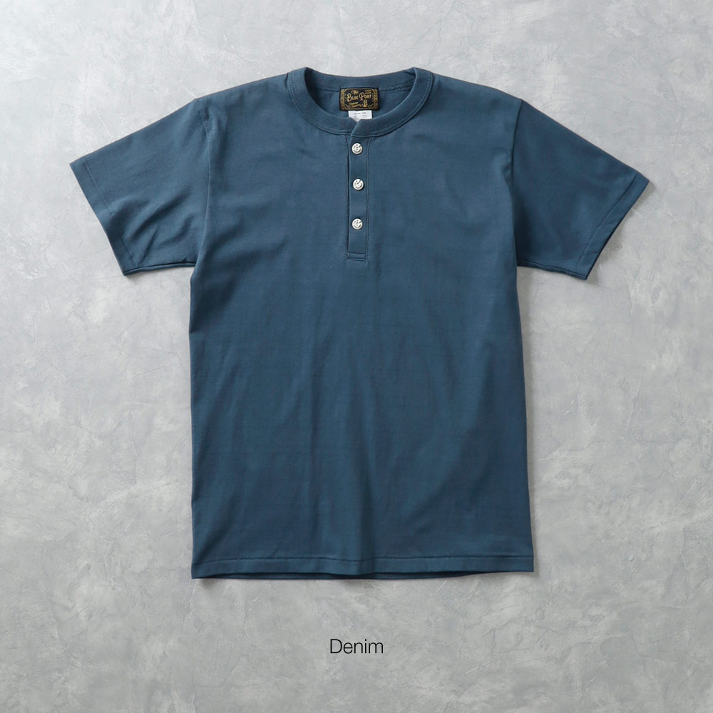 BLUE PORT 10%OFF！ファミリーセール！ ヘンリーネック 半袖 メンズ T