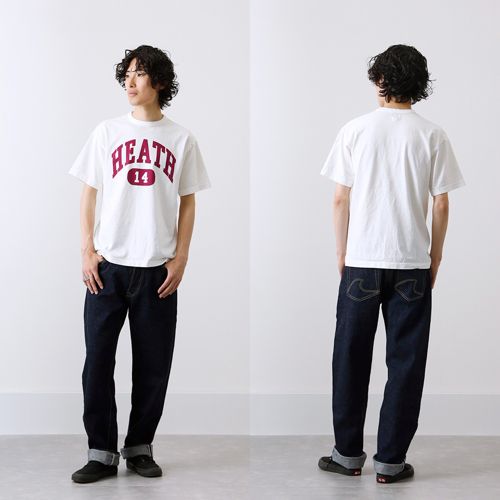 Tシャツ メンズ カットソー プリント 半袖 日本製 国産 頑丈 厚手 丸胴