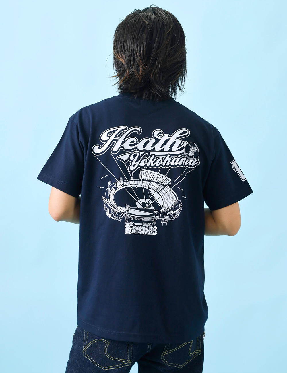 Tシャツ メンズ 半袖 横浜DeNAベイスターズ 公認 スタジアム