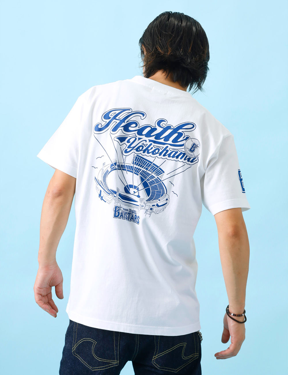 Tシャツ メンズ 半袖 横浜DeNAベイスターズ 公認 スタジアム
