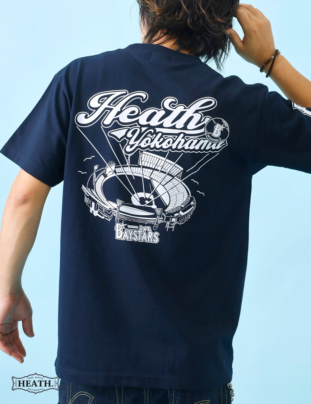 Tシャツ メンズ 半袖 横浜DeNAベイスターズ 公認 スタジアム