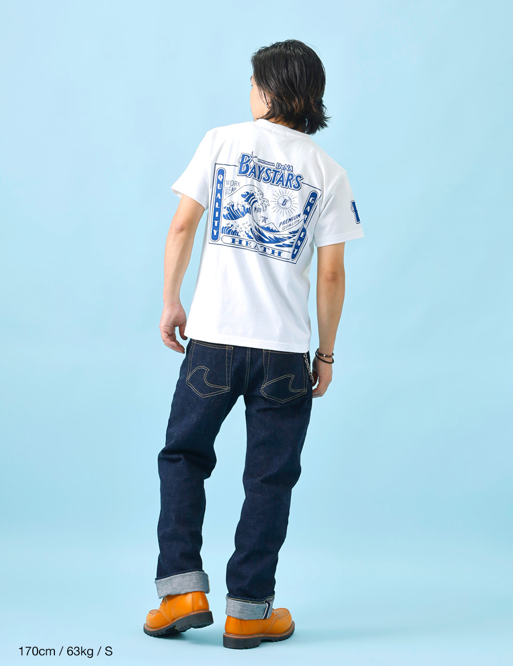 Tシャツ メンズ レディース 半袖 横浜DeNAベイスターズ 公認 波