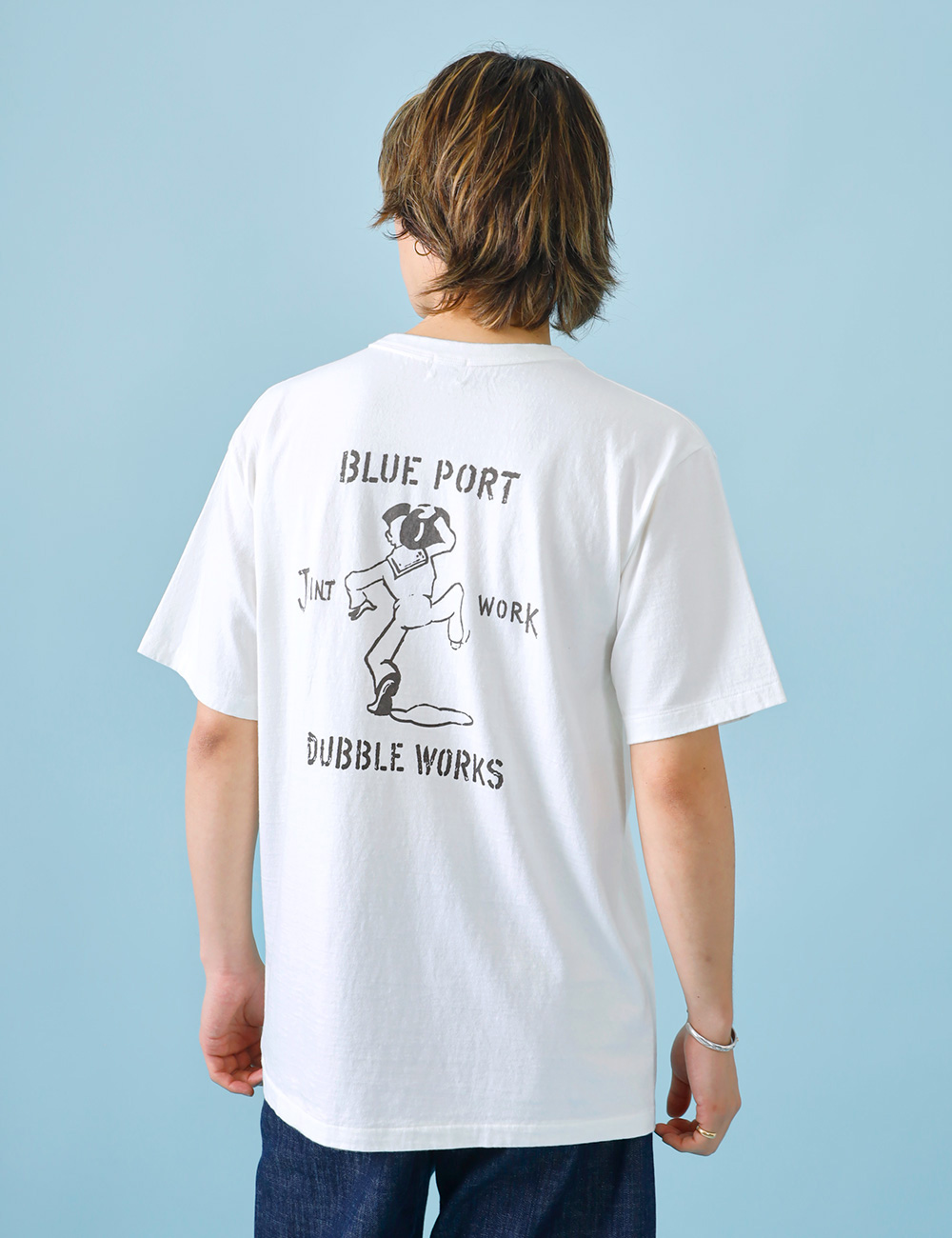 DUBBLEWORKS（ダブルワークス） Tシャツ メンズ 半袖 天竺 丸胴