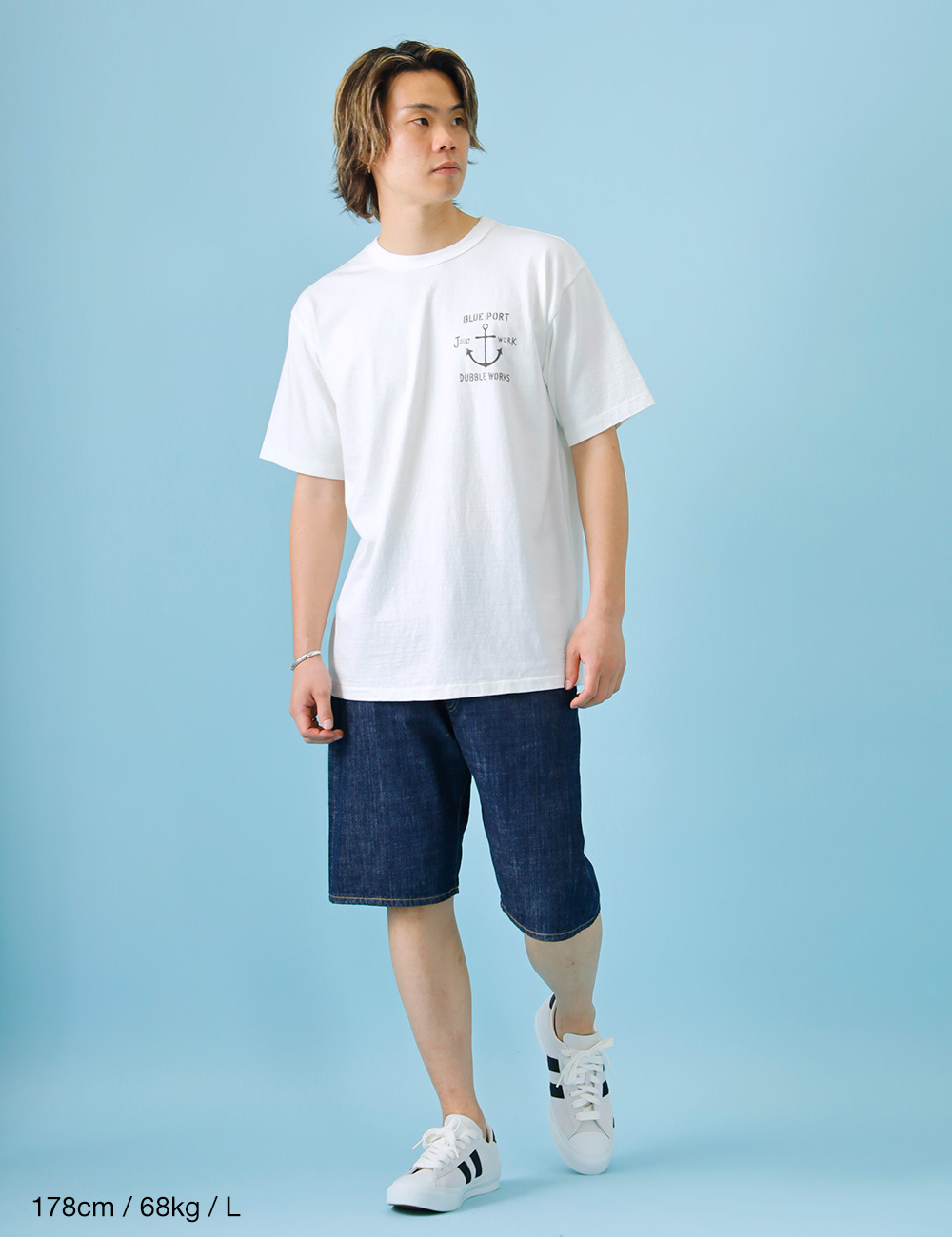 DUBBLEWORKS（ダブルワークス） Tシャツ メンズ 半袖 天竺 丸胴