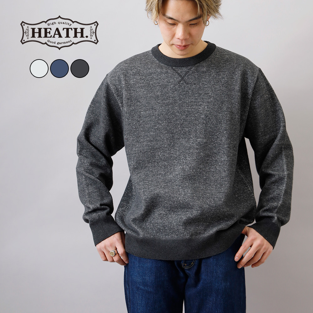 スウェット メンズ トレーナー ステンシル Vガゼットステッチ