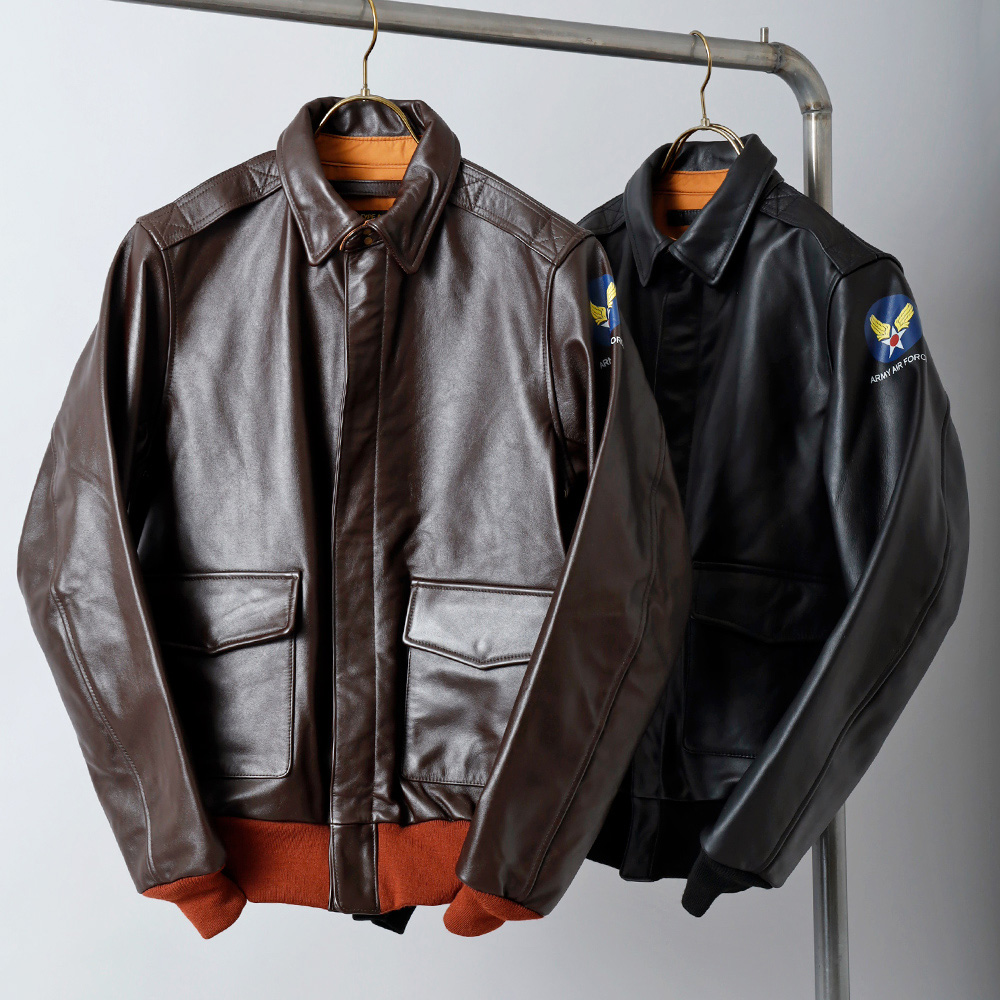 HOUSTON（ヒューストン） ut-8173 フライトジャケット ホースレザー