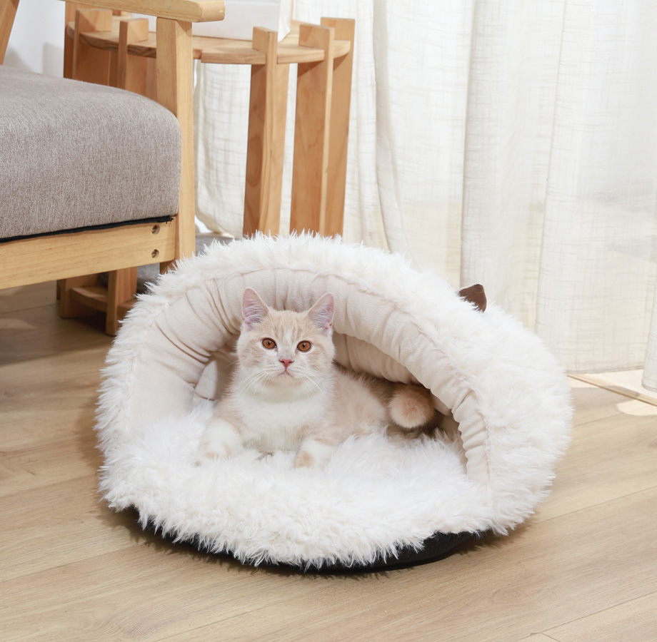 猫ベッド アルパカスリッパ型猫ベッド 猫ハウス ペット用寝袋 : 4570080963282 : HEBENA-SHOP ヤフーショップ - 通販 -  Yahoo!ショッピング