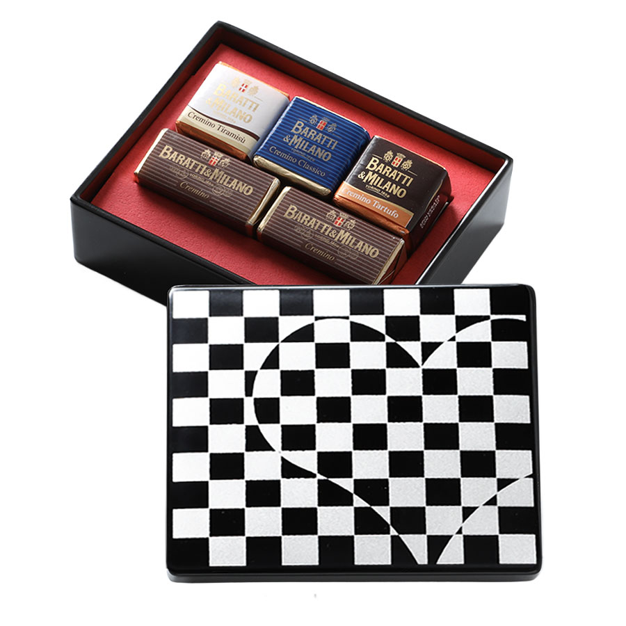 WEB限定 2026 バレンタインギフト 小箱・名刺入れ 初代イタリア国王御用達BARATTI&MILANO×宮内庁御用達 漆器 山田平安堂 小箱とショコラのセット | 山田平安堂 | 02