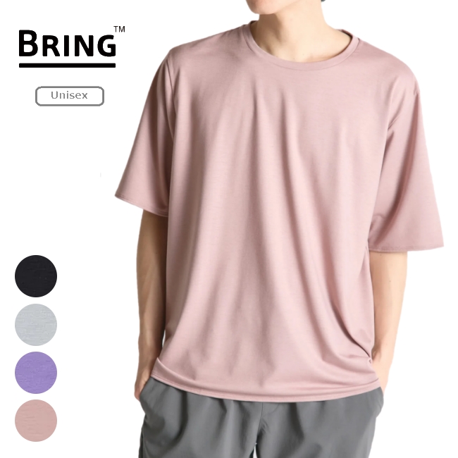 ブリング BRING ワンダーウェア Tシャツ WUNDERWEAR ユニセックス 半袖 メリノウール BW0105 brg251002-01.jpg