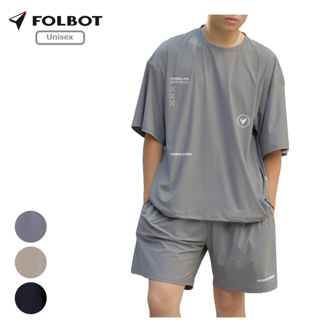 フォルボット FOLBOT フィジカルフィットネスユニフォーム ユニセックス PHYSICAL FITNESS UNIFORM 半袖 ラッシュガード 水陸両用 セットアップ FT-PFU00030 フォルボット FOLBOT フィジカルフィットネスユニフォーム ユニ