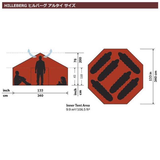 ヒルバーグ HILLEBERG アルタイ UL Sand テント シェルター キャンプ
