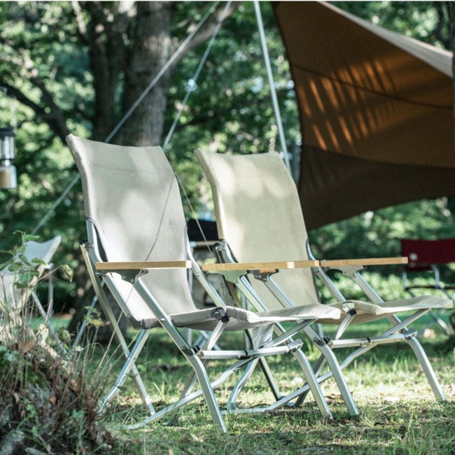 snow peak（スノーピーク） ローチェア30カーキ2個セット アウトドア