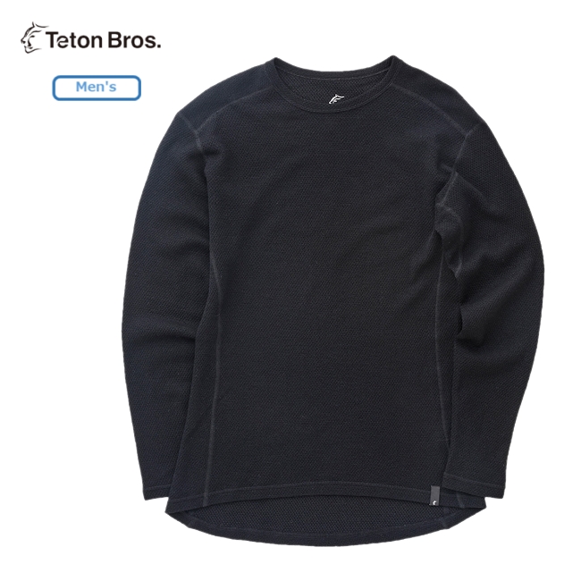 ティートンブロス Teton Bros. MOB ウール ロングスリーブ (メンズ) MOB Wool L/S (Men) ベースレイヤー 秋冬 長袖 メリノウール TB243-680 Teton Bros.（ティートンブロス） Teton Bros. MOB ウール ロング