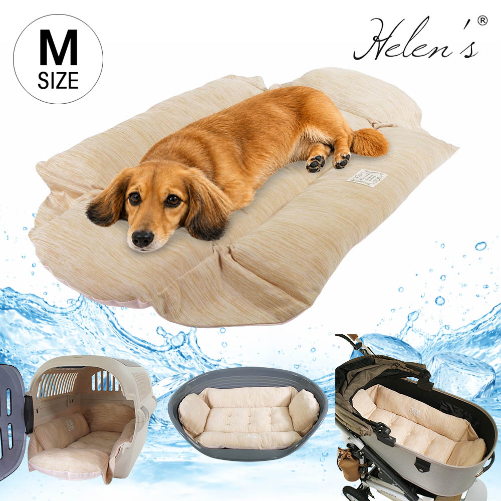Helen's Via マルチフィット クレートクッション M 犬用ベッド 洗える