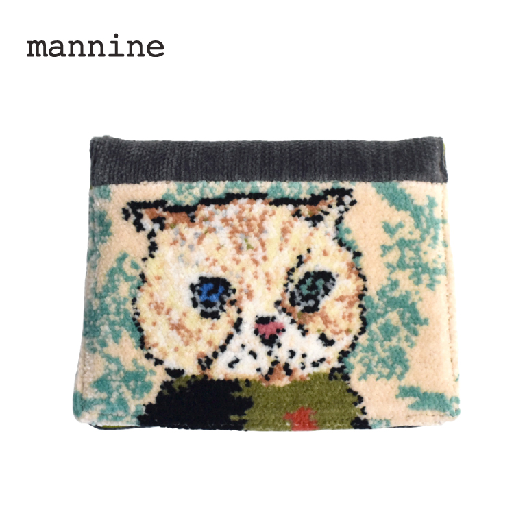 mannine ティッシュケース マンナイン シェニール織ティッシュケース