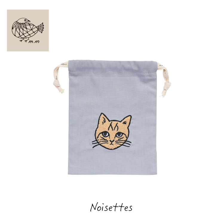 松尾ミユキ 爆買 巾着 刺繍ドローストリングバッグ S 全4種 Matsuo