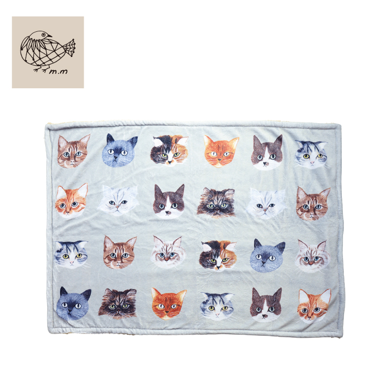松尾ミユキ 爆買 毛布 Matsuo Miyuki ボアブランケット Cat 全4種