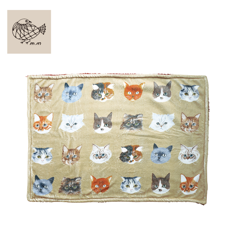 松尾ミユキ 毛布 Matsuo Miyuki ボアブランケット Cat 全4種 ひざ掛け